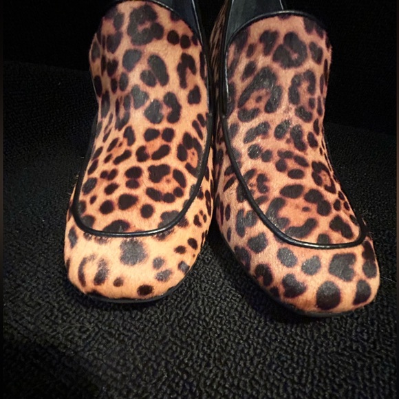 New! Alfani Calf Fur Animal Print Step N Flex Carliyle Low Loafer NWOB Size 7.5 - Picture 7 of 13